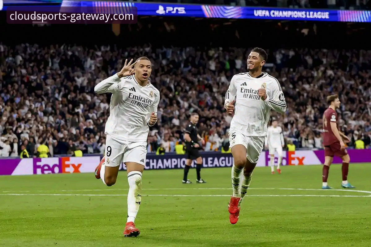 欧冠赛场爆出惊天冷门，巴尔韦德戴帽助皇马三球完胜曼城